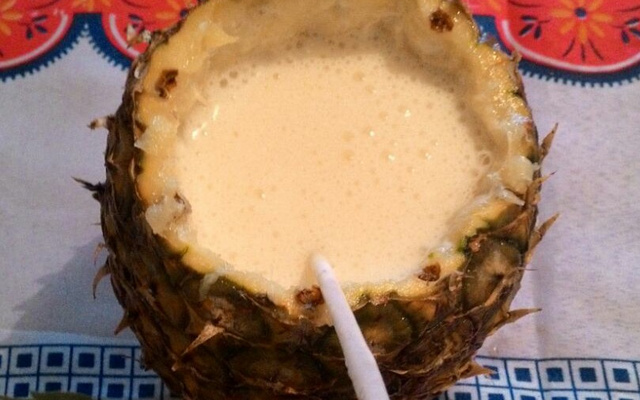Batida para tomar no abacaxi