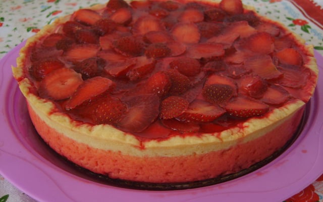 Torta de morango da Dani