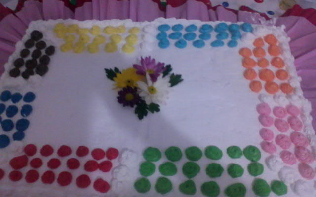 Bolo de festa confeitado fácil