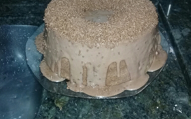 Bolo de chocolate da Lelê