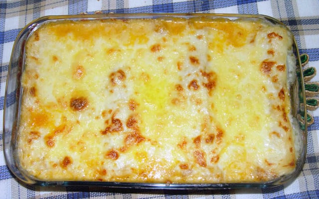 Lasanha de bacalhau