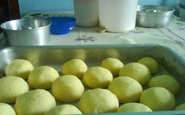Falso pão de queijo (sem leite e sem queijo)