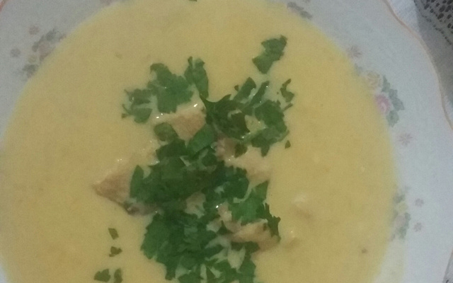 Sopa de milho cremosa