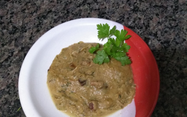 Creme de batata-doce com bacon/calabresa