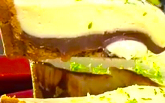 Torta limão com chocolate