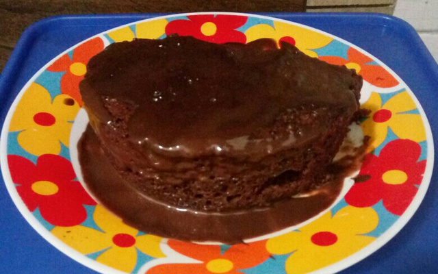 Bolo de caneca sabor chocolate diet, light, sem glútem e lactose