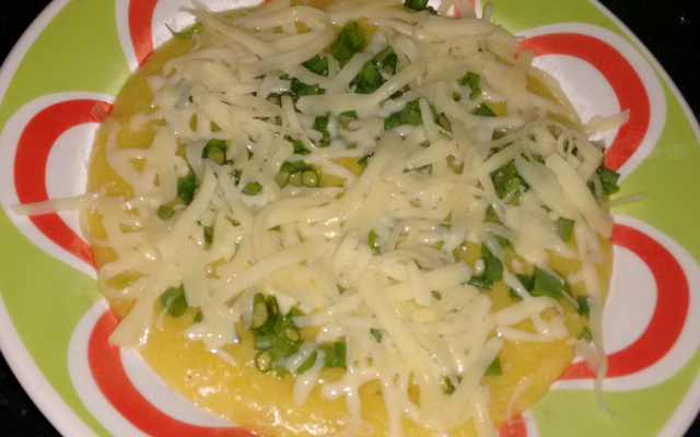 Caldo de milho verde com frango