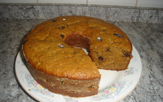 Bolo de aveia com especiarias