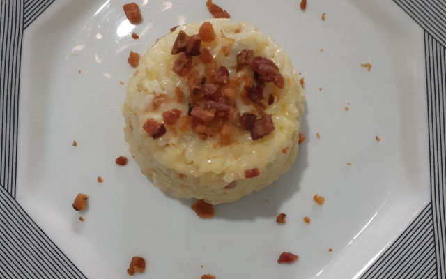 Risoto à carbonara