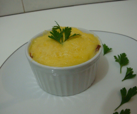 Escondidinho de carne seca