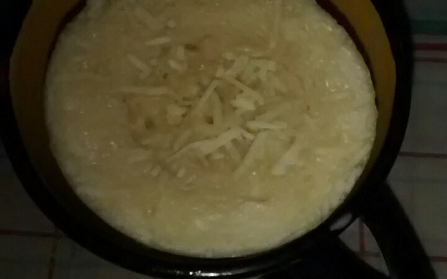 Pão de queijo de caneca