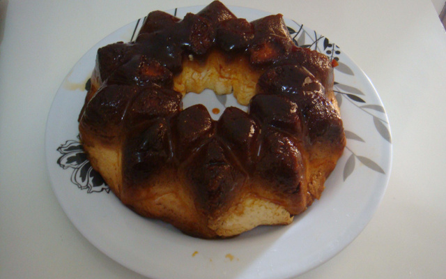 Pudim de pão (falso pudim de leite condensado)