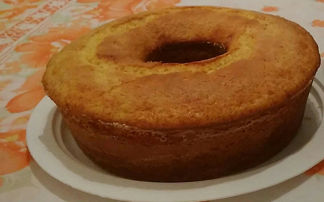 Bolo de fubá fofinho