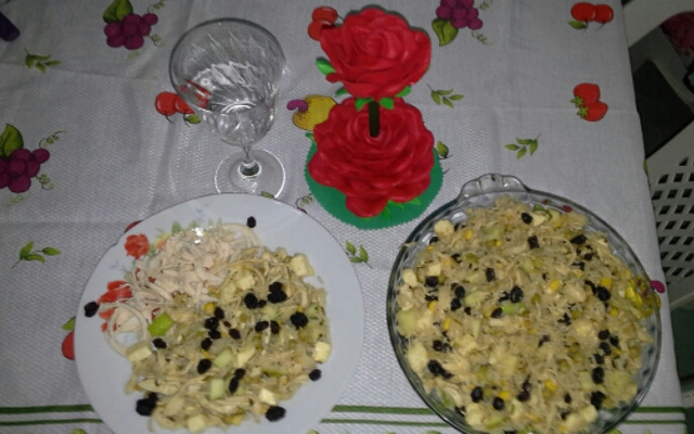 Arroz com queijo coalho