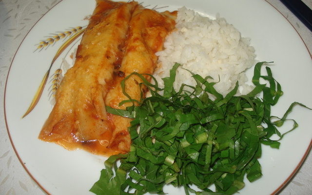 Panqueca de frango com catupiry