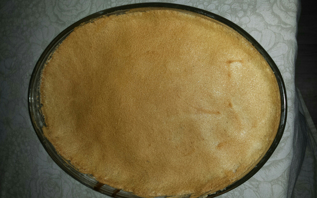 Sobremesa de maçã deliciosa