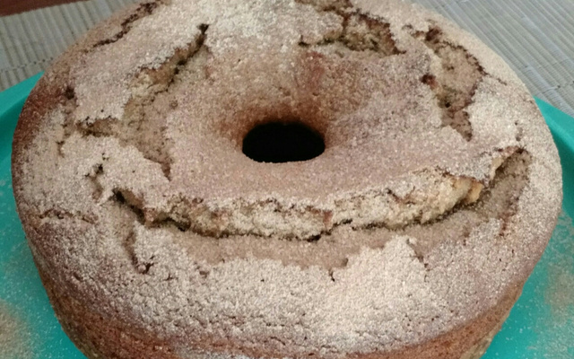 Bolo de banana de liquidificador