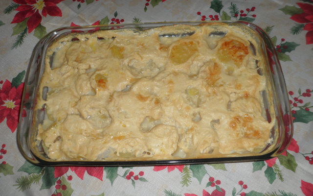 Batatas gratinadas deliciosas