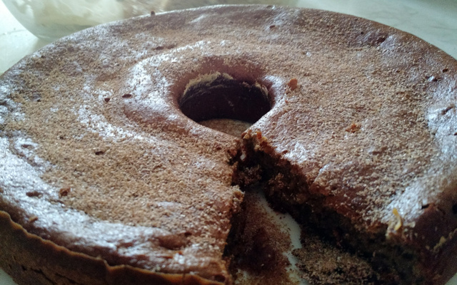 Bolo de banana integral