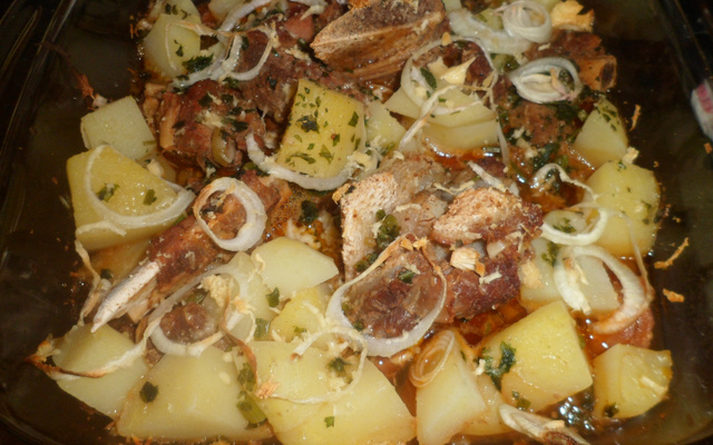 Costela com batata diferente