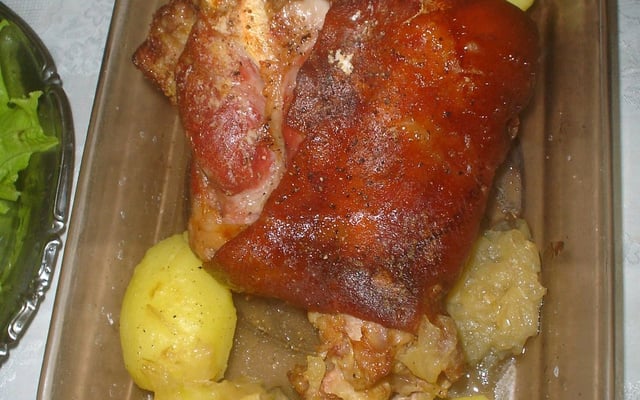 Eisbein - Joelho de porco com chucrute (Sauerkraut) - receita típica alemã