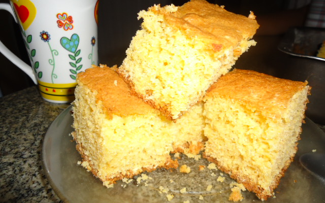 Bolo de fubá da vó Maria