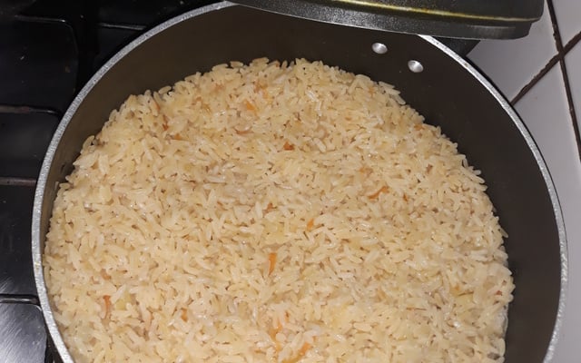 Arroz delicioso e molhadinho