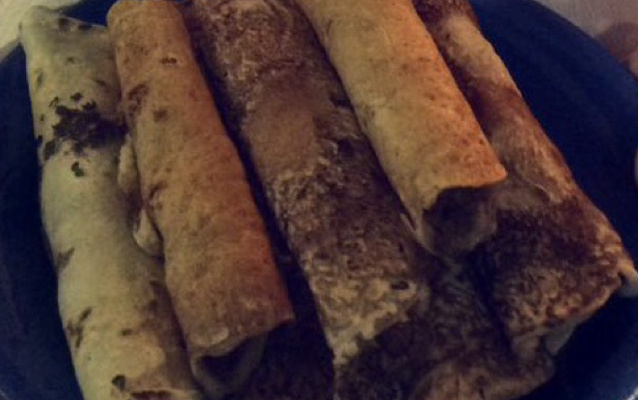 Delícia de panqueca de batata