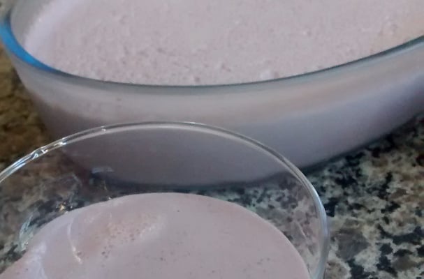 Mousse de suco de uva integral