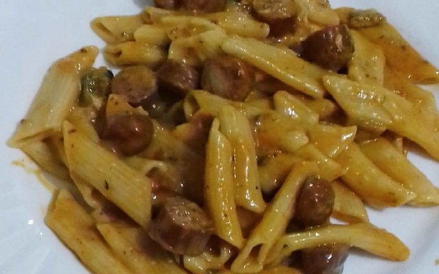 Macarrão cremoso da Carol