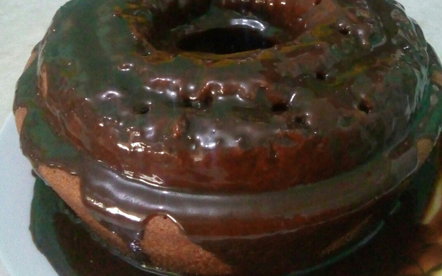 Bolo de chocolate simples