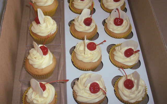 Cobertura de mousse de maracujá para cupcakes