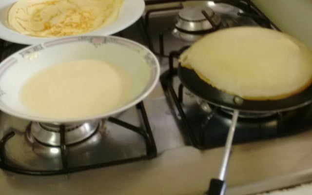 Panqueca de panquequeira invertida