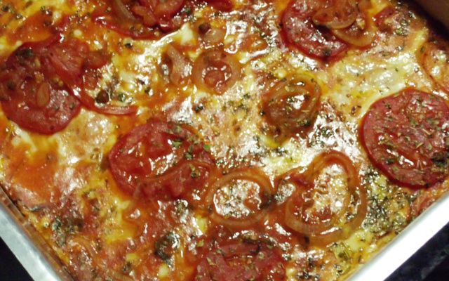 Pizza de liquidificador