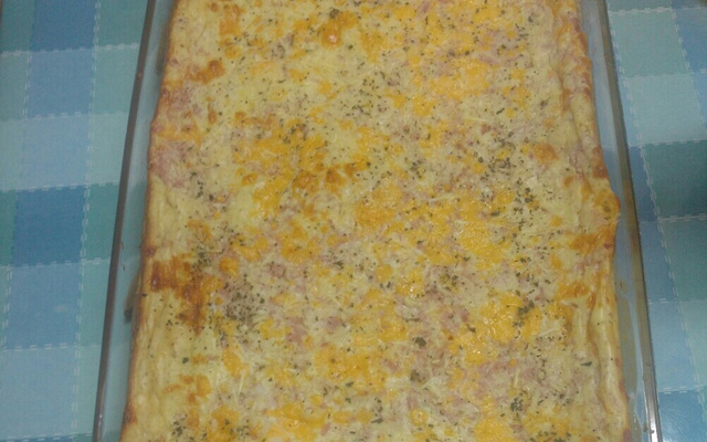 Torta de presunto e queijo