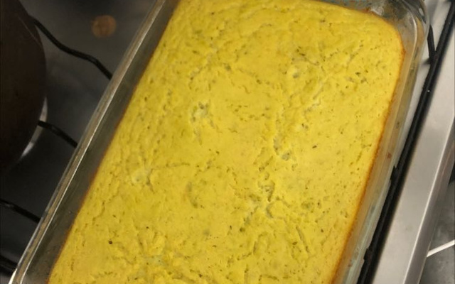 Suflê de chuchu com farinha de aveia