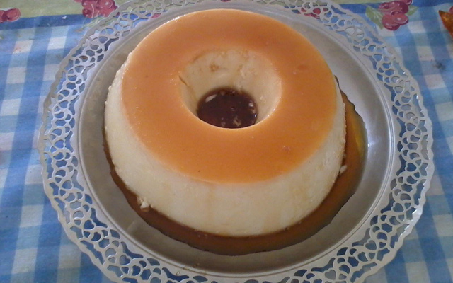 Pudim sem ir ao fogo do Lúcio Cezar