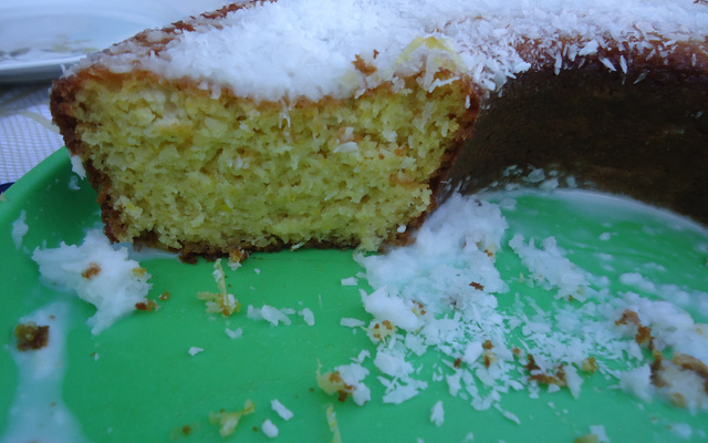 Bolo de milho de liquidificador cremoso