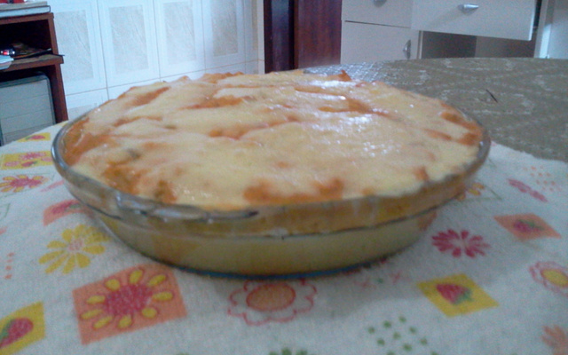 Escondidinho de frango com batata