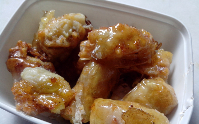 Banana caramelizada oriental