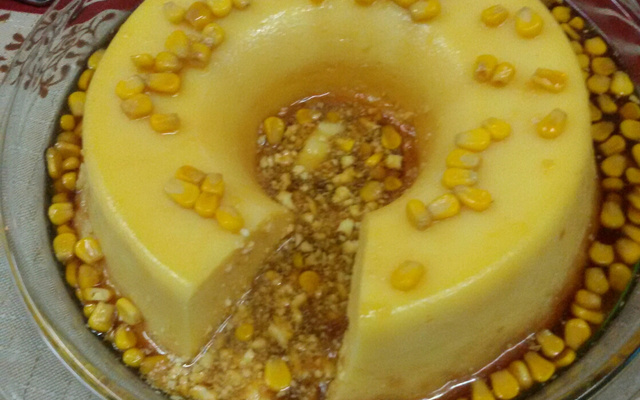 Pudim de milho verde