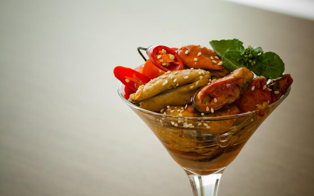 Vinagrete de Mexilhões