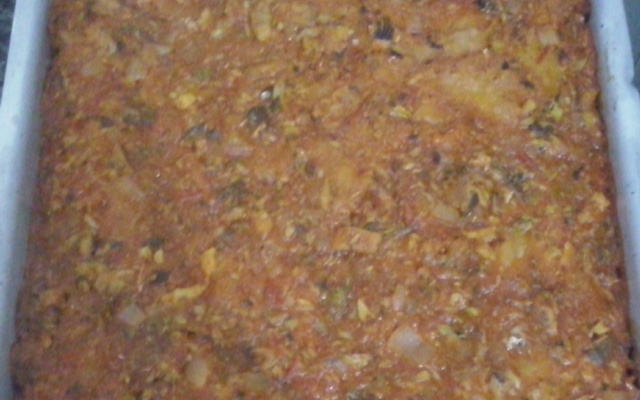 Pizza de sardinha simples