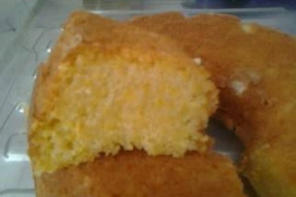 Bolo de milho de liquidificador cremoso