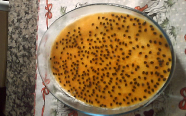 Mousse de maracujá fácil
