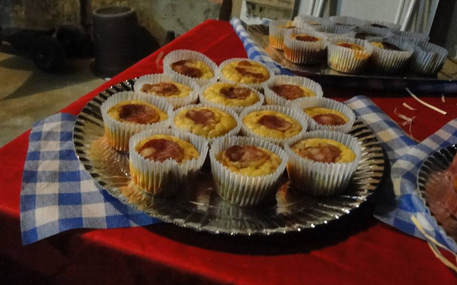 Cupcakes salgados da Aline