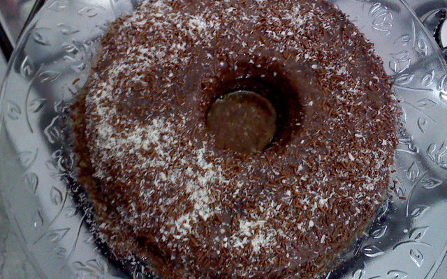 Pudim prestígio de leite em pó