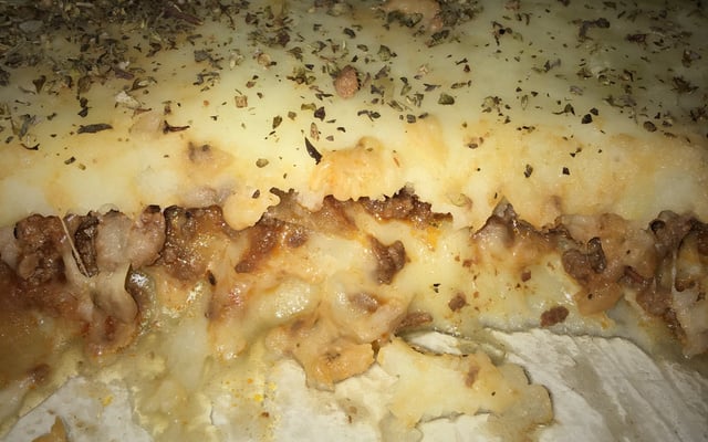 Escondidinho de carne moída