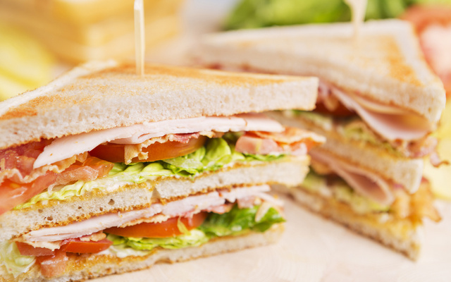 Sanduíche de micro-ondas