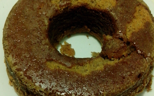 Torta de banana de liquidificador